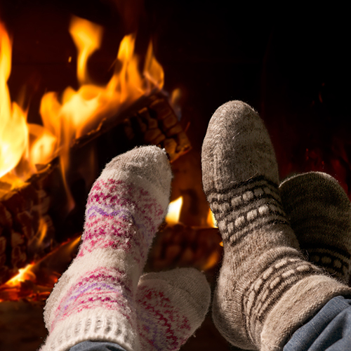 Endlich keine kalten Füße meh...