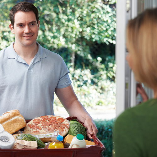 Lebensmittel liefern lassen: ...