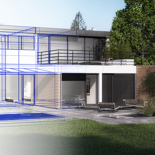 Umbau auf dem Grundstück - Wa...